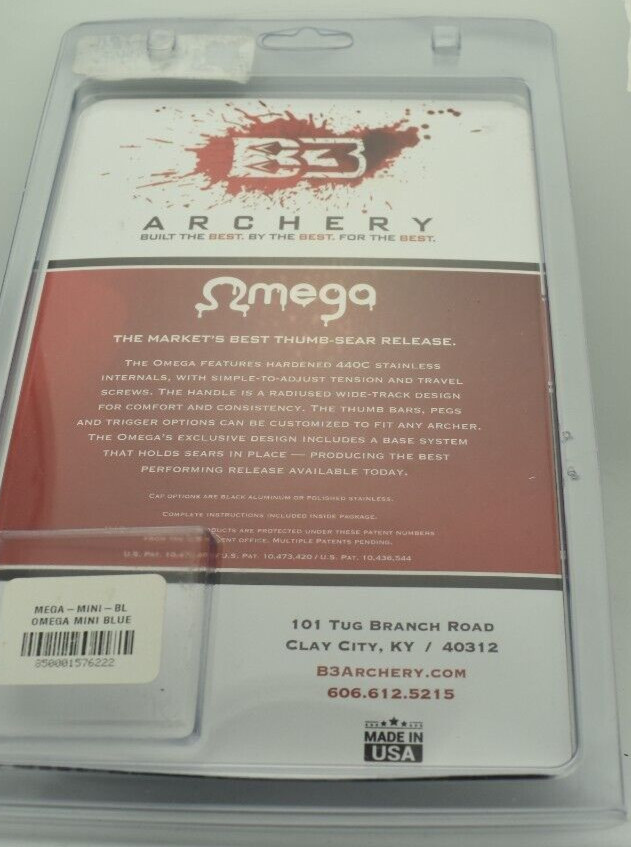 B3 OMEGA MIN THUMB SEAR