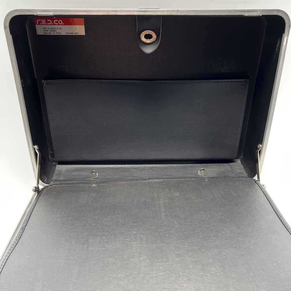 Vintage Technician's Briefcase Tool Display Case 18 X 14 X 7 1/2 w/Inserts GUC
