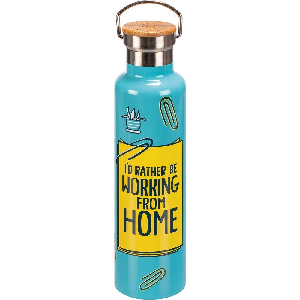 Primitives by Kathy Rather Be Working From Home Insulated Bottle