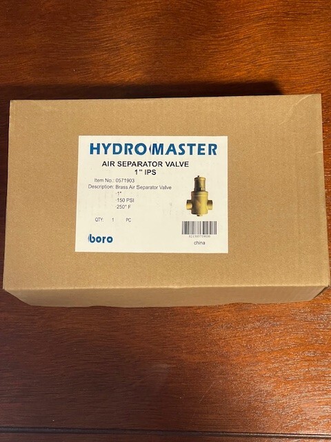 1" Brass Air Separator (Threaded)