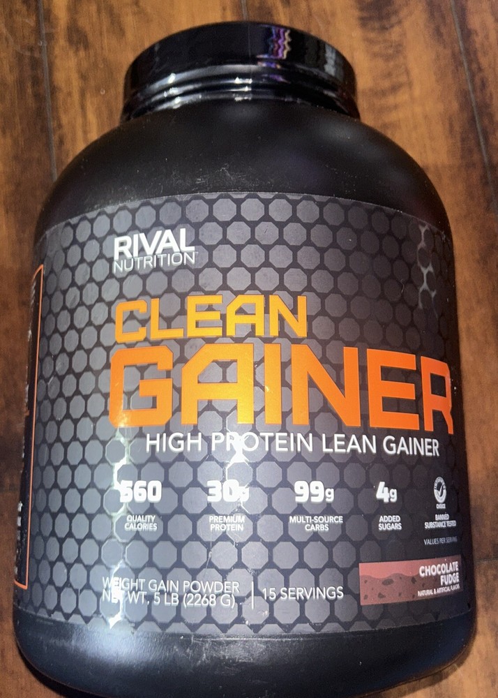 Rivalus Clean Gainer - Chocolate Fudge, 5lbs