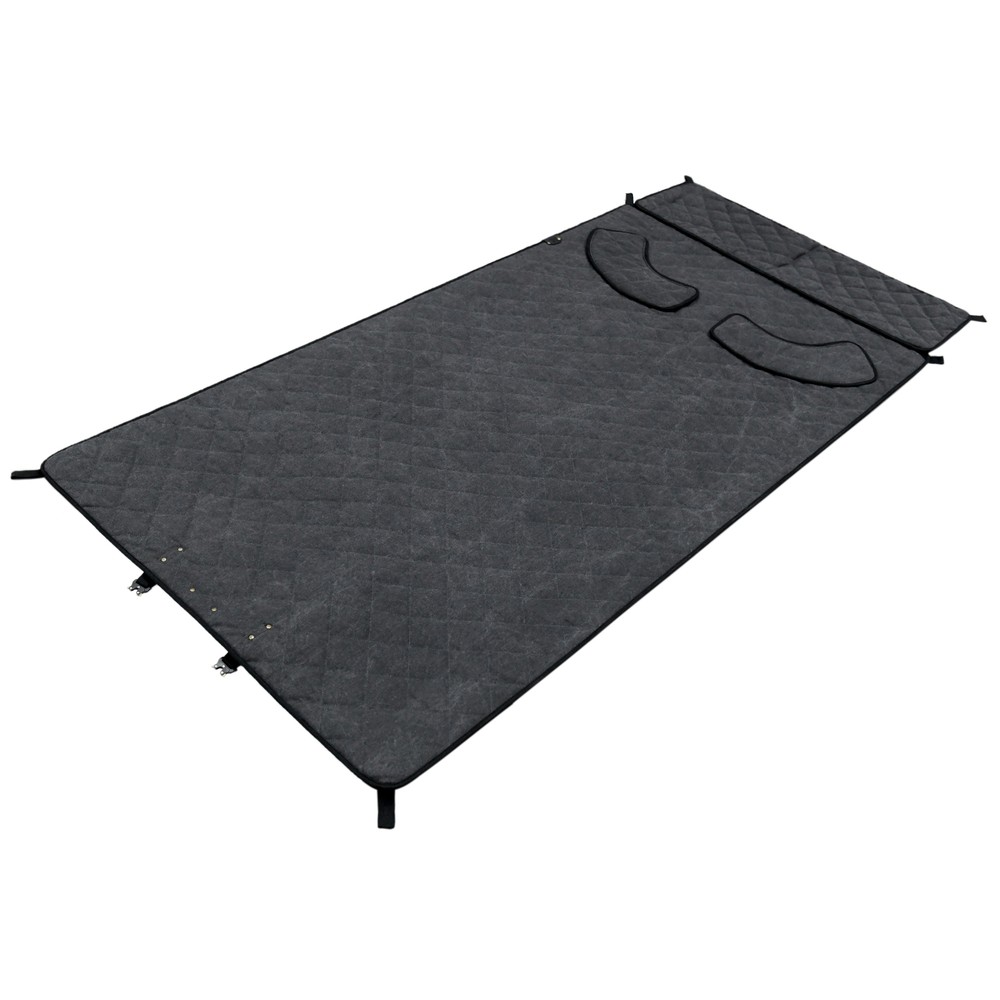 Portable Canvas Shooting Mat Folded Roll-Up Range Rest Ground Pad Camp Mat