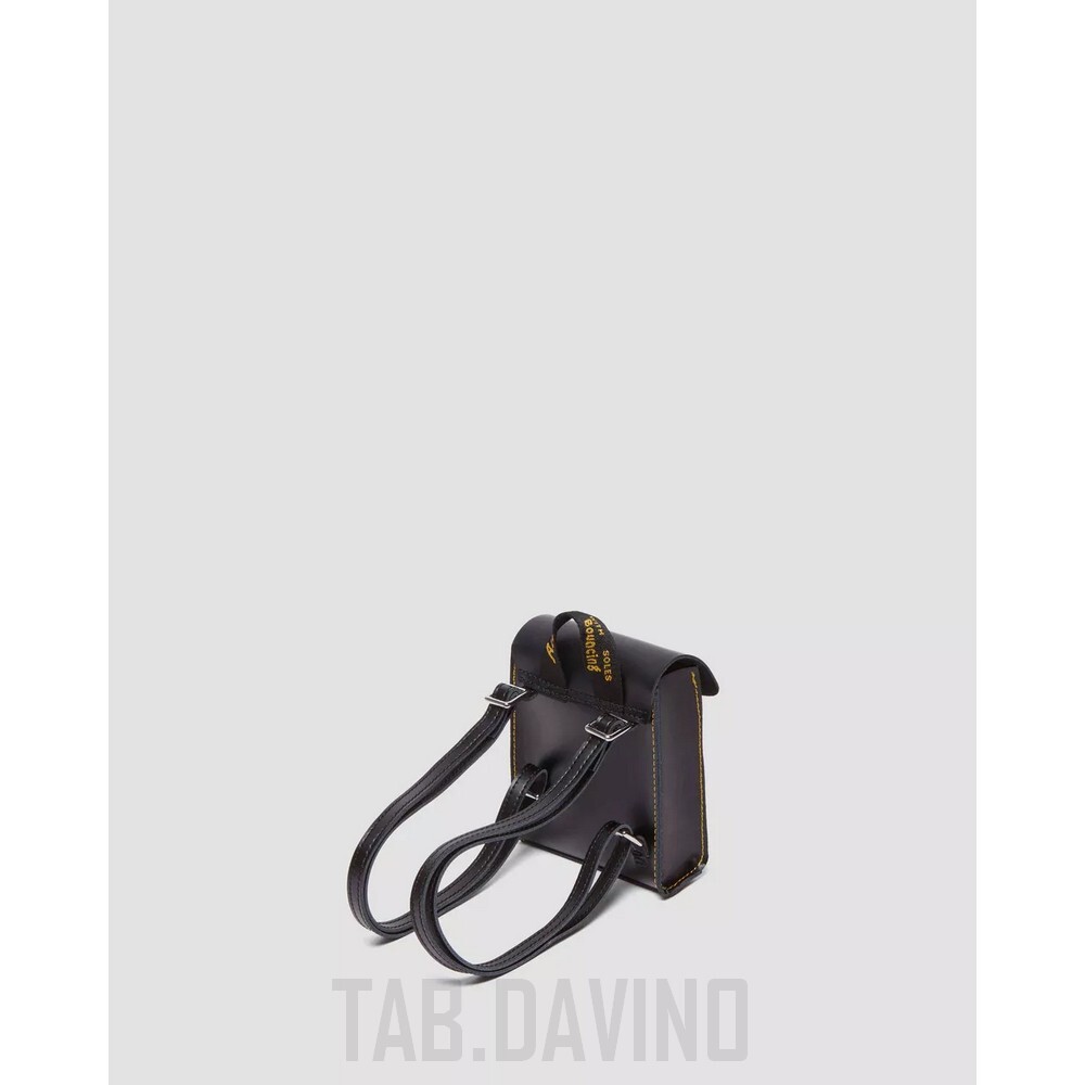 DR MARTENS MICRO BLACK KIEV LEATHER BACKPACK