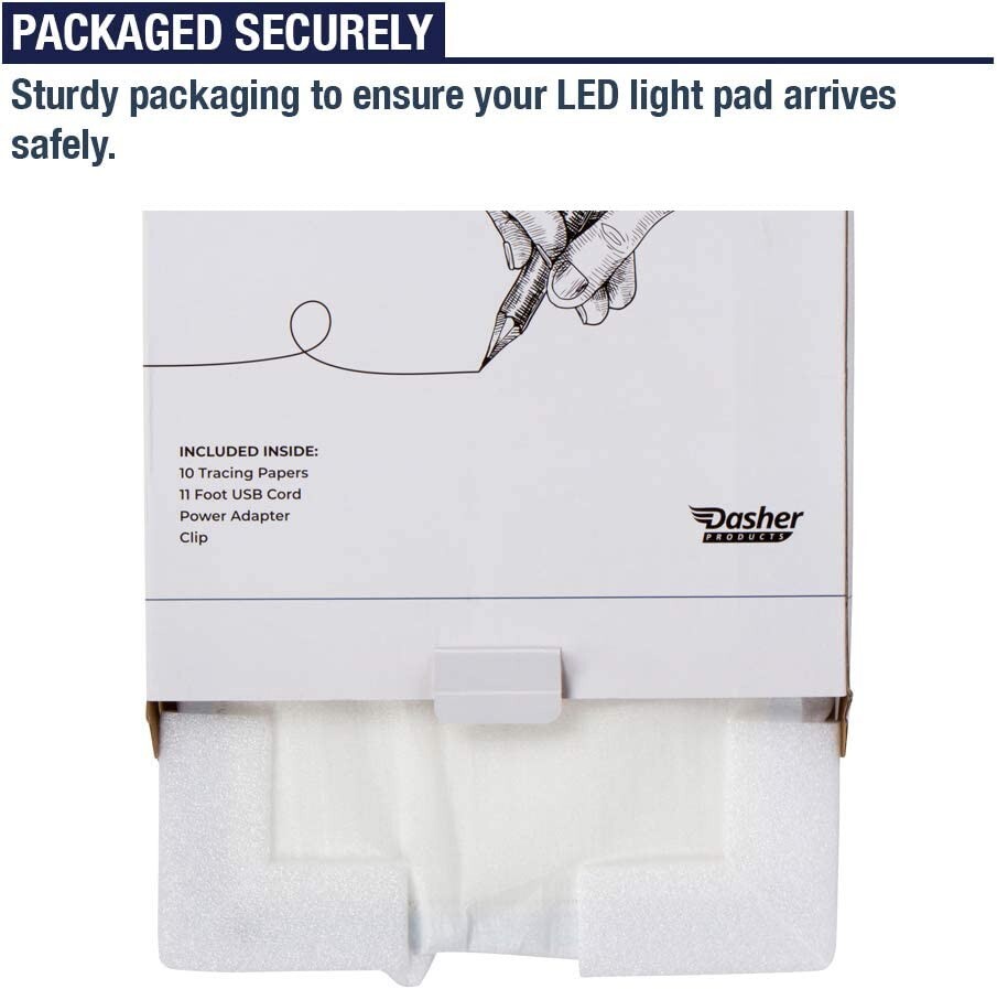 Tracing Light Box, Ultra Thin Light Pad with Adjustable Brightness, Drawing, LED