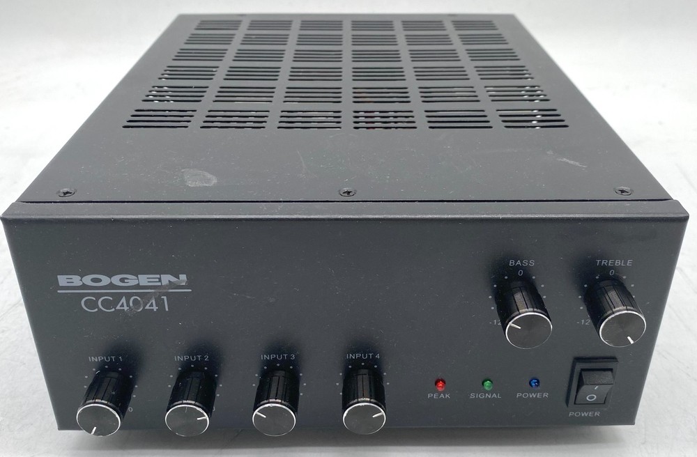 BOGEN CC4041 40W COMPACT 4-INPUT MIXER AMPLIFIER