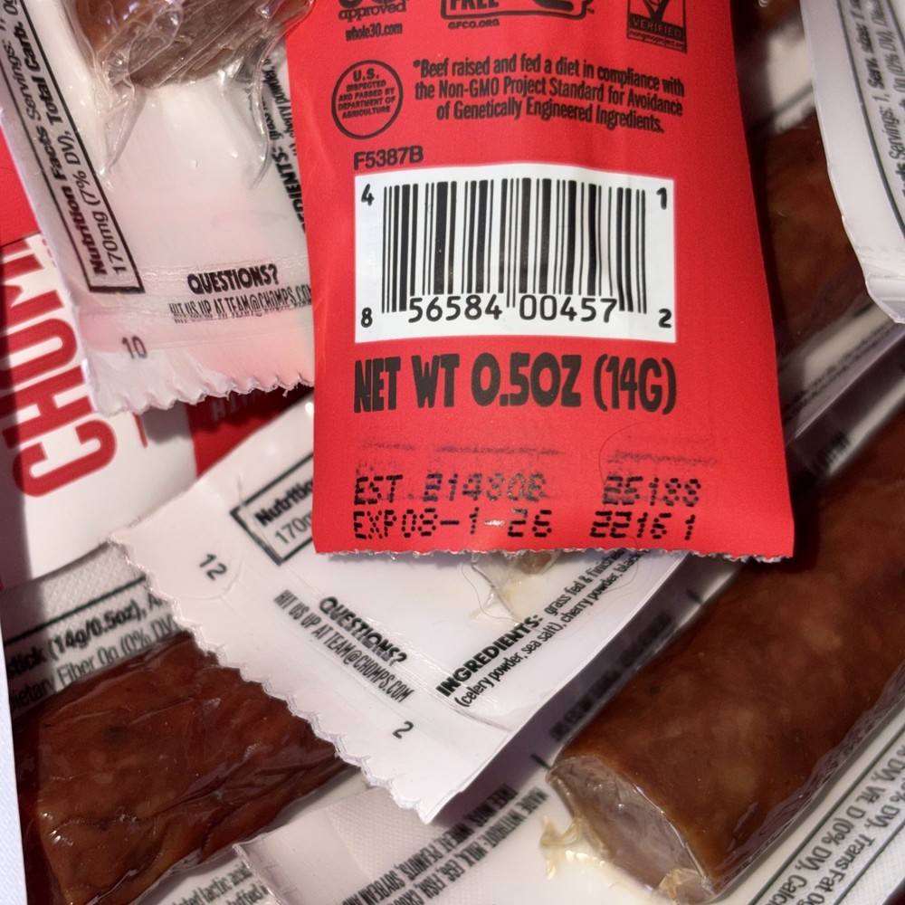 Chomps Snack Sticks Minis 40 Mini Jerky Sticks