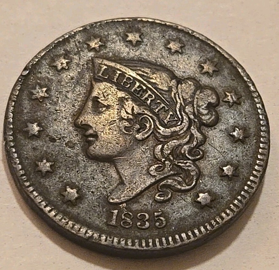 1835 Coronet Head Large Cent