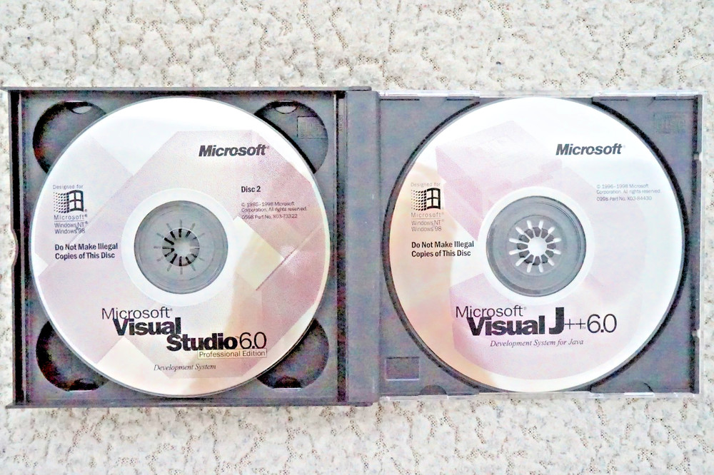 Microsoft Visual Studio Professional 6.0 VS 6 FULL VERSION BASIC WIN 95 ~ 11 #1