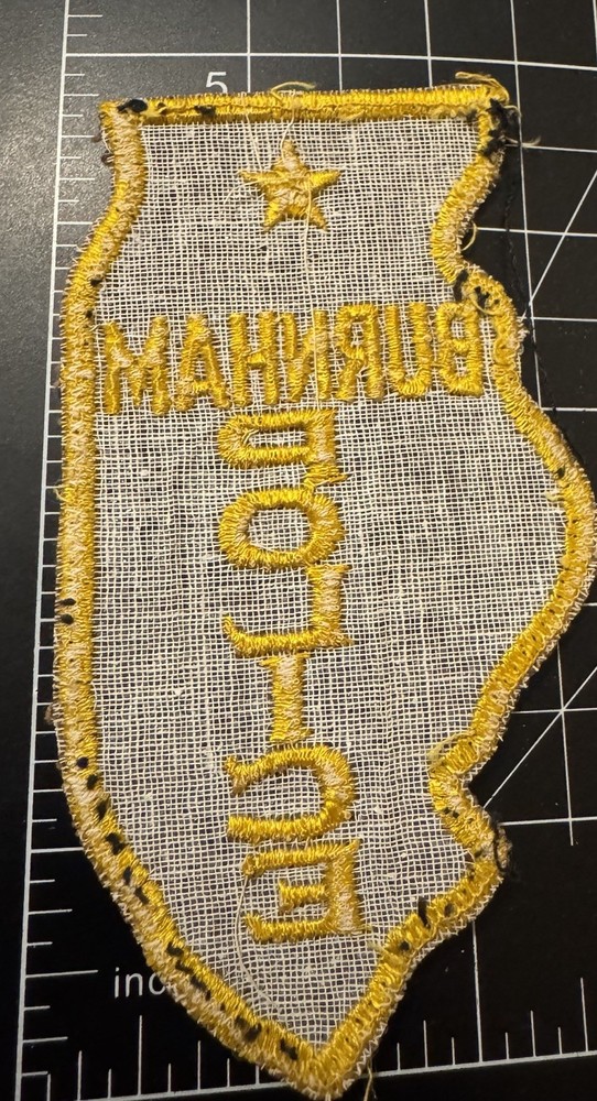 Historic Burnham Illinois Cheesecloth Patch - 1st Issue?