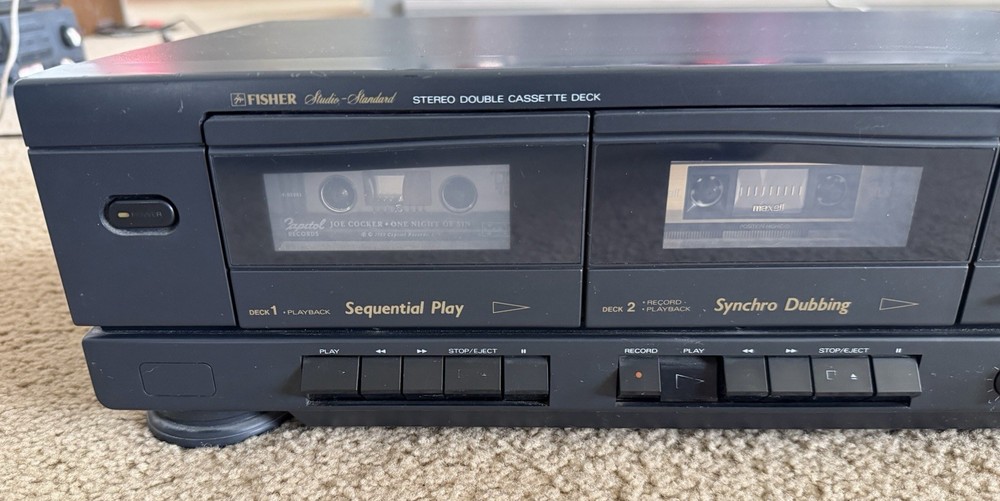 Fisher CR-W9105 Studio Standard Stereo Double Cassette Deck