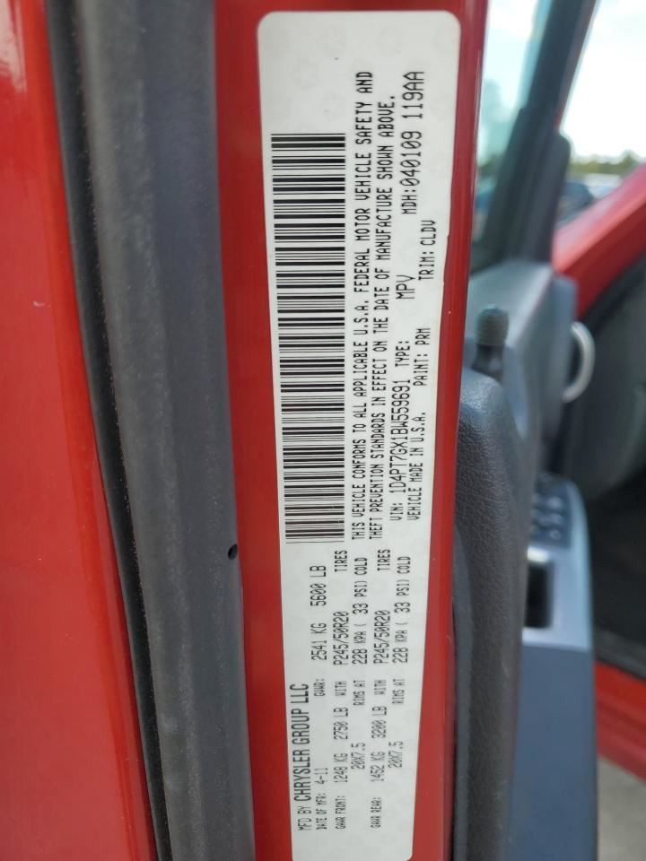 Speedometer Cluster MPH Fits 11 NITRO 4879627
