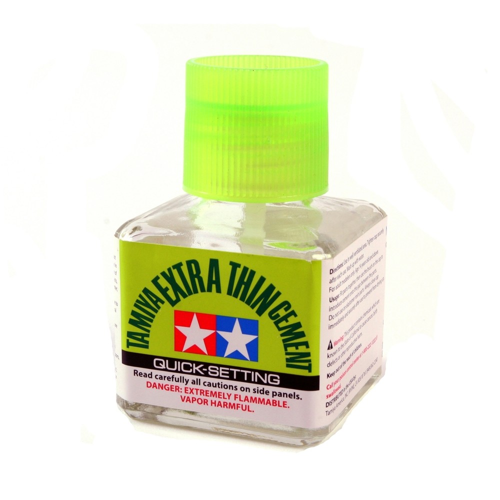 Tamiya 87182 Extra Thin Cement Quick Setting 40 ml Bottle