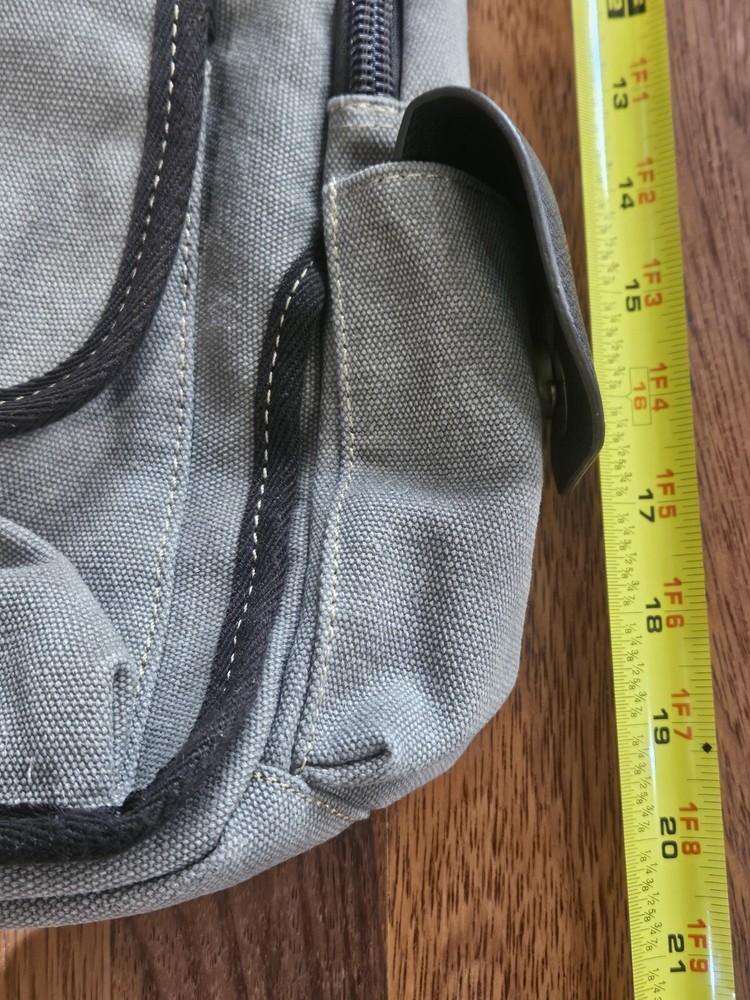 Prairie Schooner Tan Canvas Sling Bag Backpack