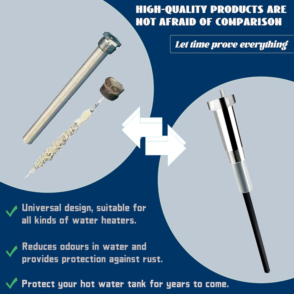 Powered Anode Rod, Electric Anode Rod, Powered Anode Rod for Water Heater, Redu
