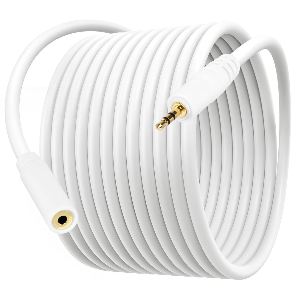 Sensor Extension Cable for U.S. Solid Alarm Water Leak Detector 19.7ft/6m