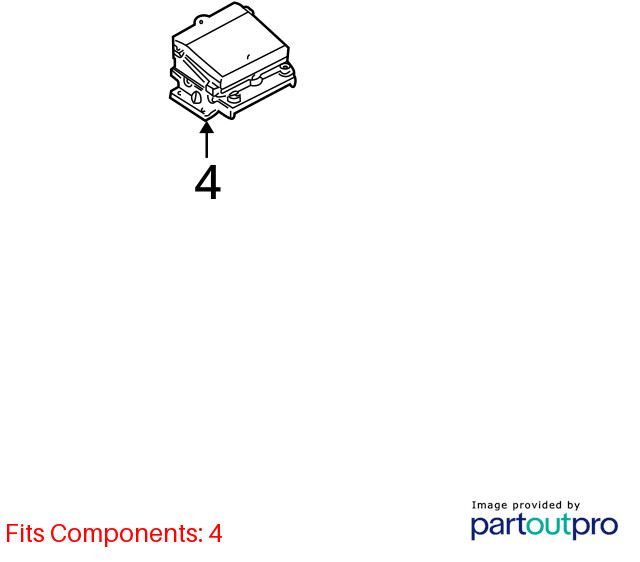 06 JEEP WRANGLER TJ SRS CONTROL MODULE 56010533AA