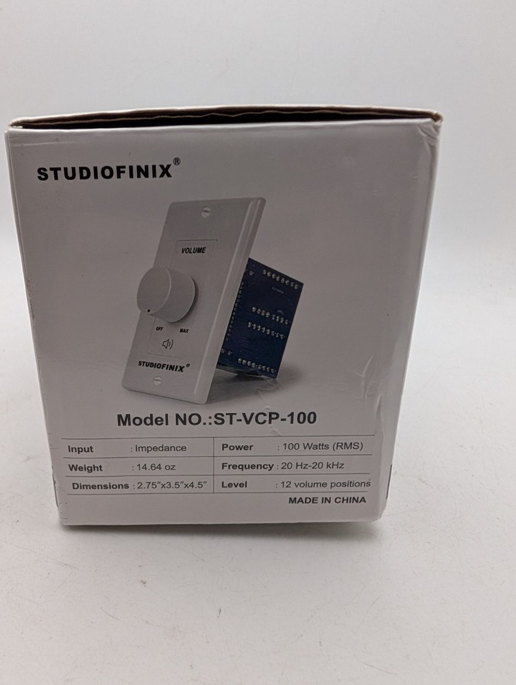 Studiofinix Impedance Matching Stereo Volume Controller ST-VCP-100