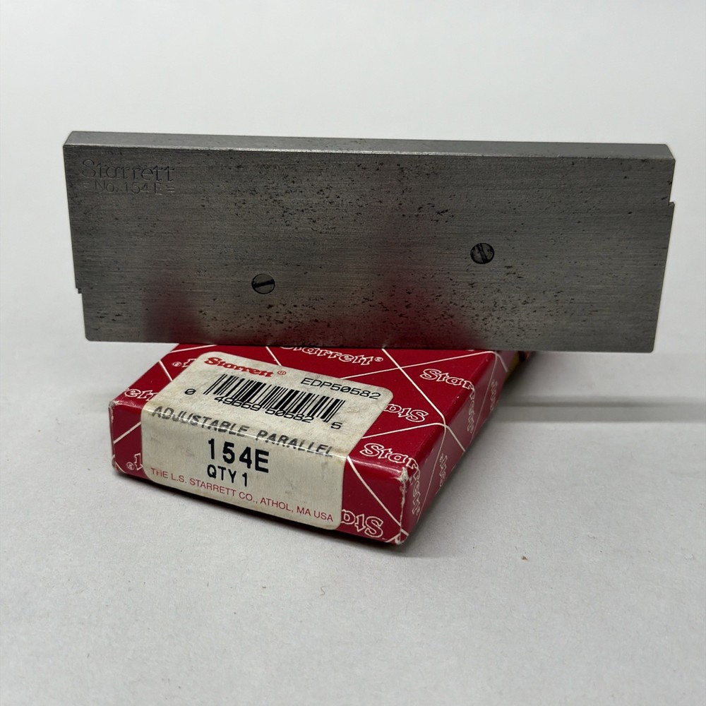 Starrett 154E Adjustable Parallel EDP # 50582  260126 LS Starrett Parallel