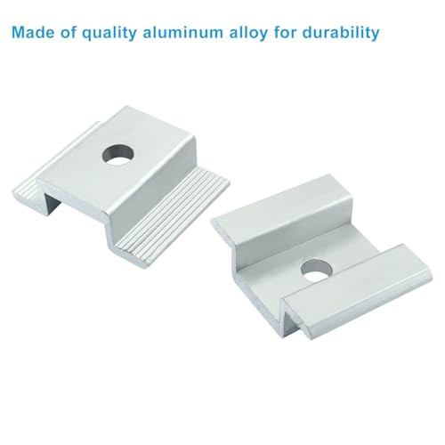 12 Pack Solar Panel Mid Clamp, 1.06 Inch Solar Panel Mounting Bracket Aluminum