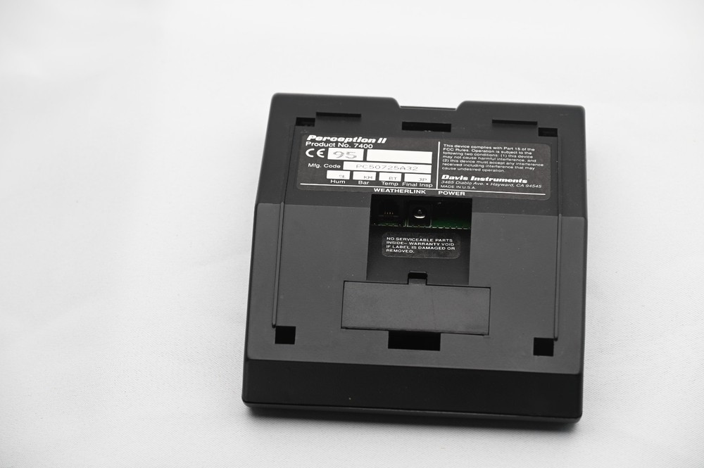 Davis Perception II 7400 Weather Station System Temp Barometer