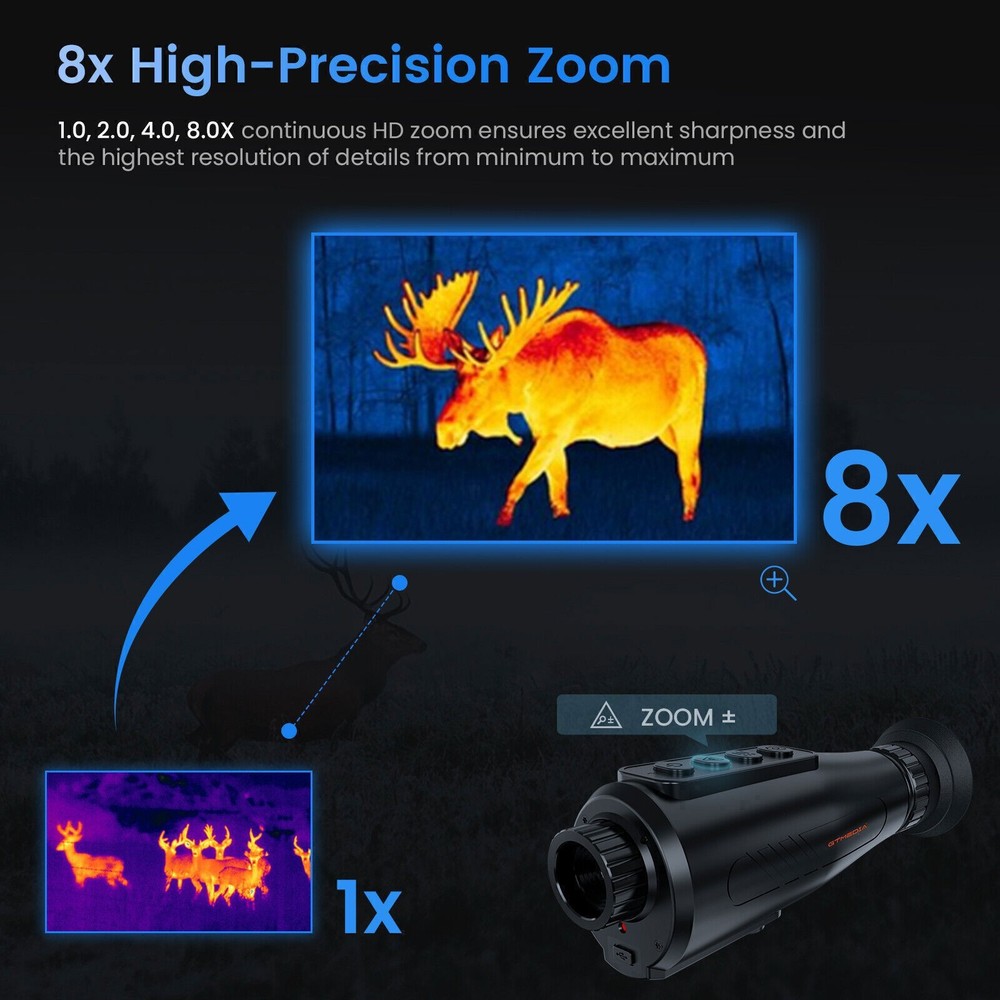 Thermal Monocular AI15 Black Night Vision Monocular