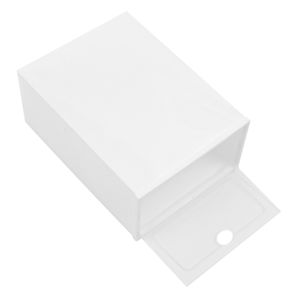 Shoe Storage Box Transparent 20 Shoes Case Set Stackable Plastic Container New