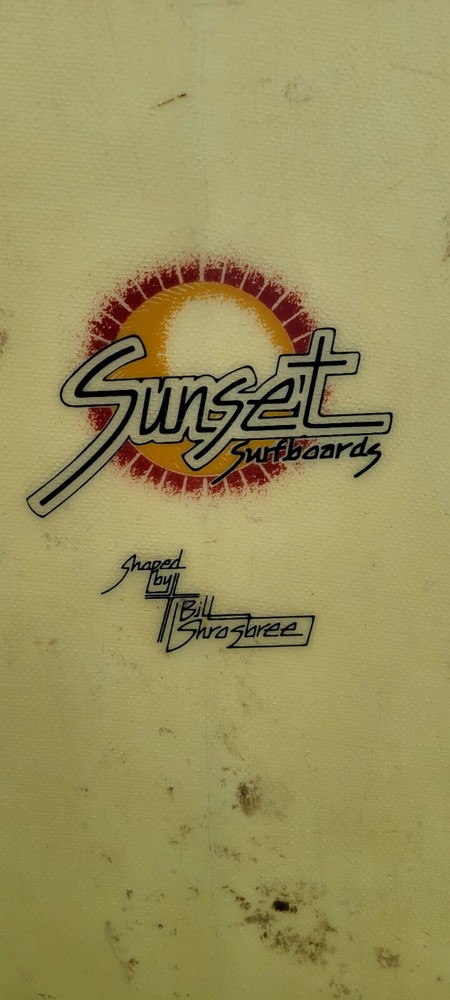 Vintage Sunset Surfboard Used NJ 6ft Plus