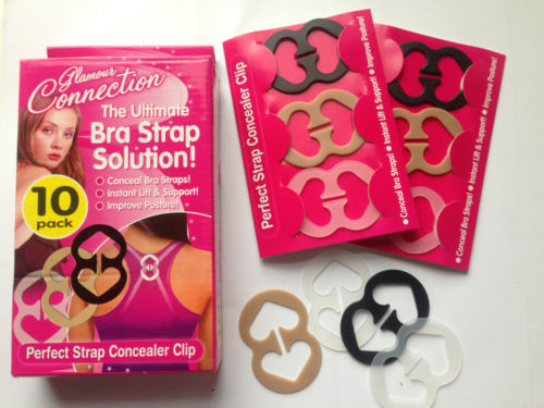 Bra Strap Concealer 5 Pack Adaptor Hide Solution Lift Max Cleavage Enhancer