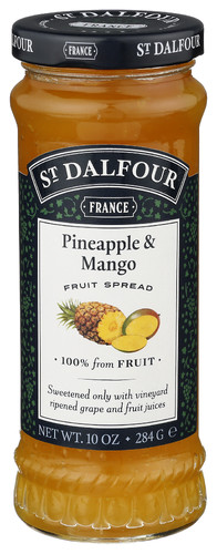 ST DALFOUR CONSERVE PNAPPLE MANGO 10 OZ