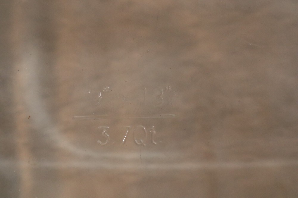 Anchor Hocking 9x13 glass pan clear