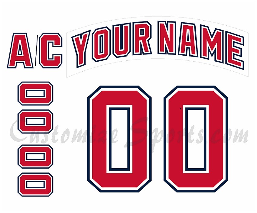 Florida Panthers Customized Number Kit For 1998-2003 Home Uniform