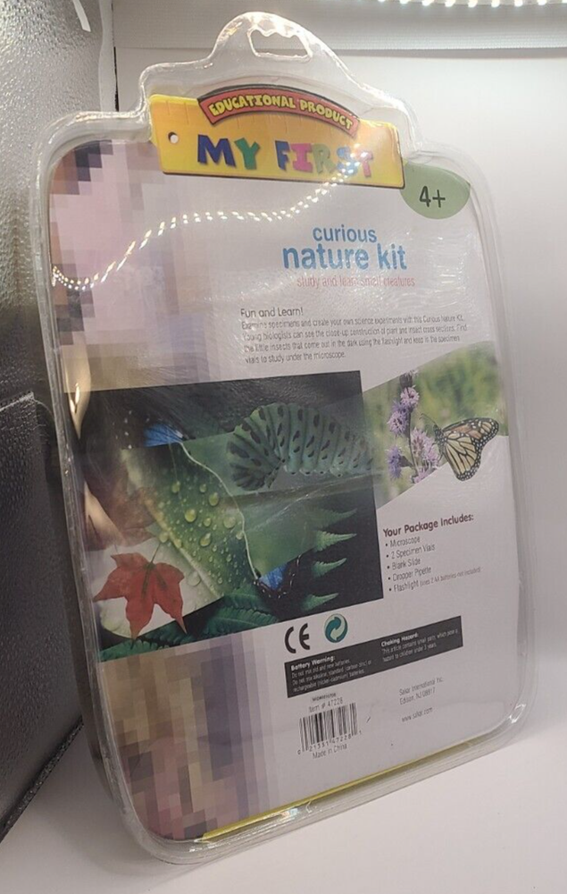 Vintage Educational Product Sakar My First Microscope & Flashlight - SEALED NEW