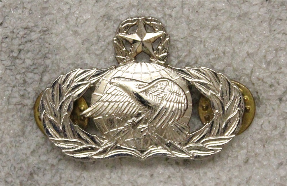 USAF Air Force Occupational Badge 1072: Logistics, Master - V-21