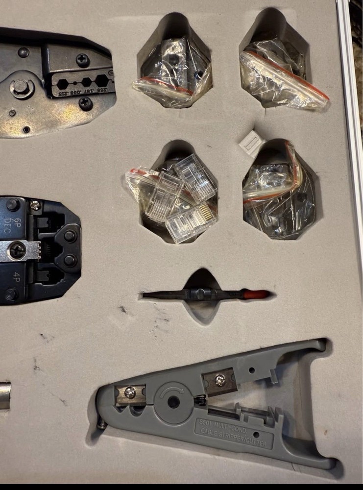 IWISS Network Tool Kit TL-468 with Case