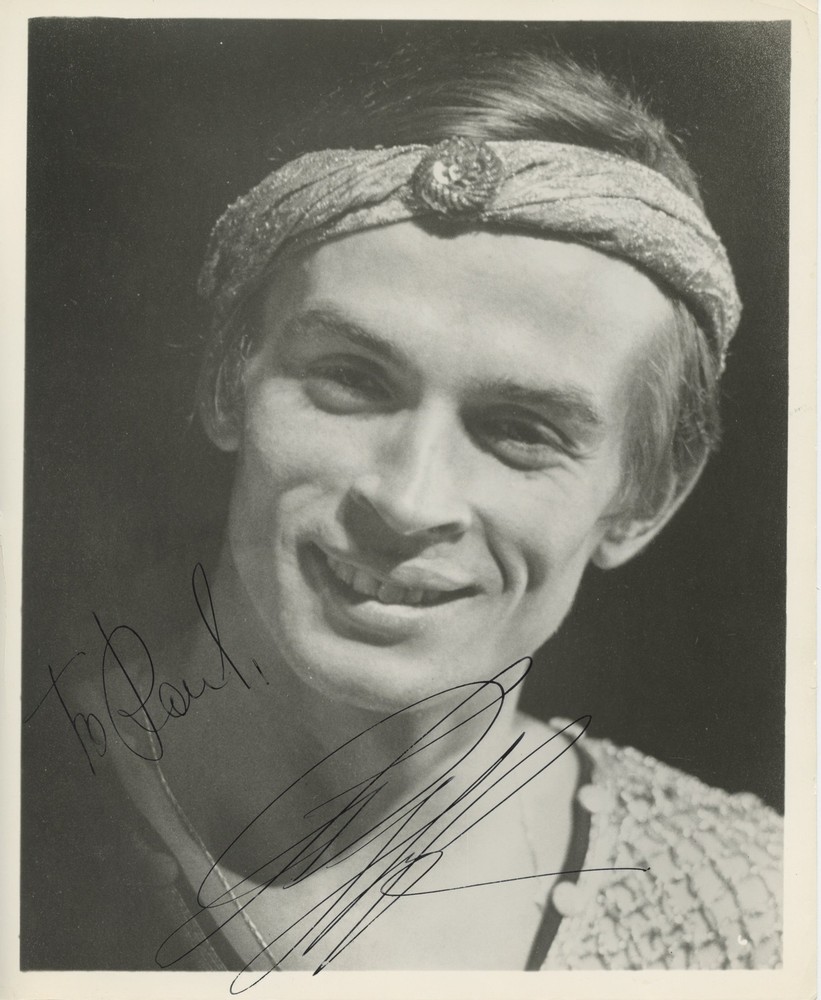 NUREYEV, Rudolf. (1938–1993): Signed Photograph