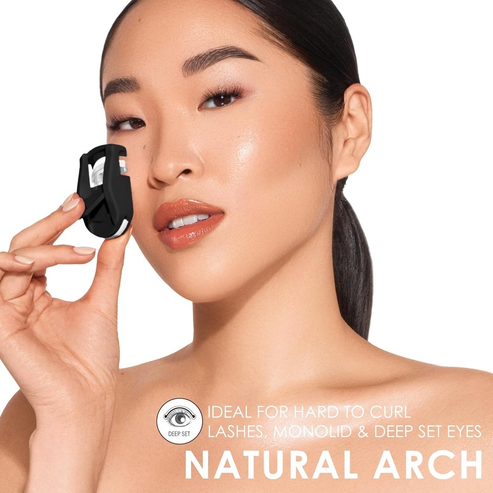 Travel Eyelash Curler (Black, 2 Pack)