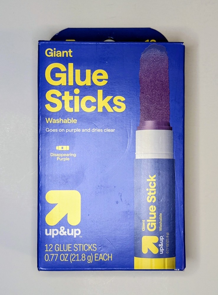 Up&Up 12 Count Giant Glue Sticks