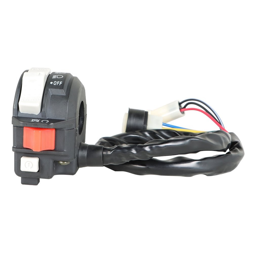Left Handlebar Kill Switch Start Run Off Headlight Fit For Yamaha Moto 4 225