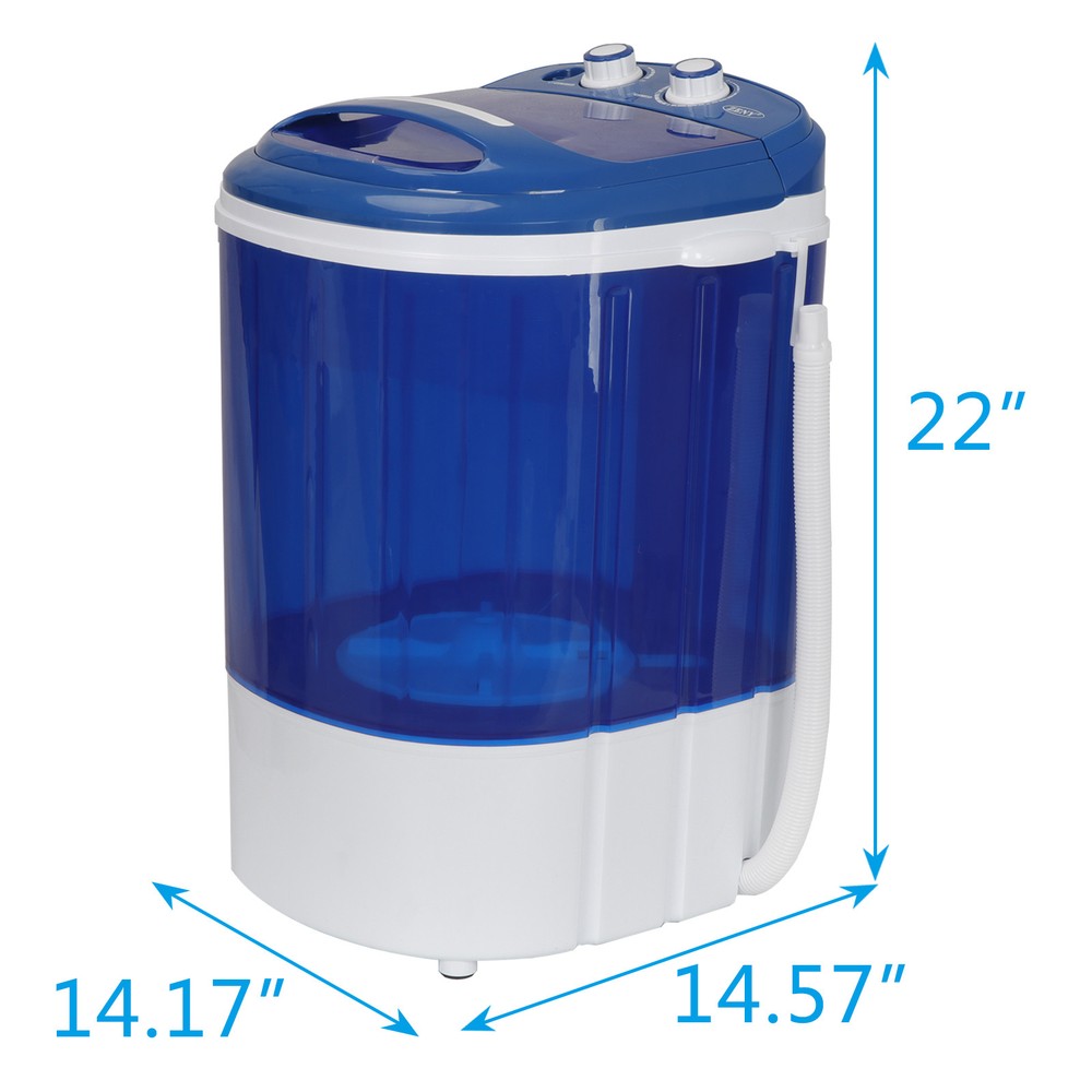 9lbs Portable Single Tub Washer ECO Compact Mini Washing Machine Space Saving