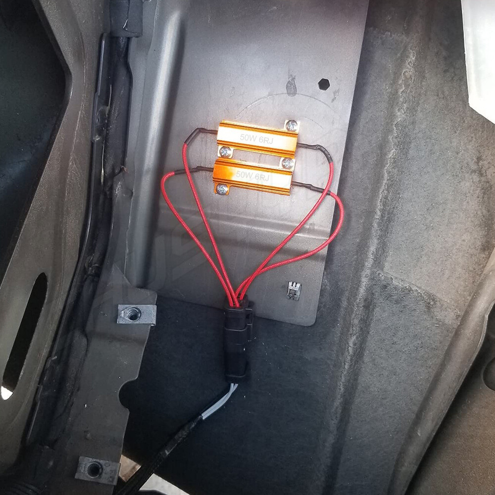 3157 Front LED Turn Signal Load Resistor Adapter Anti Hyper Flash Error Canceler