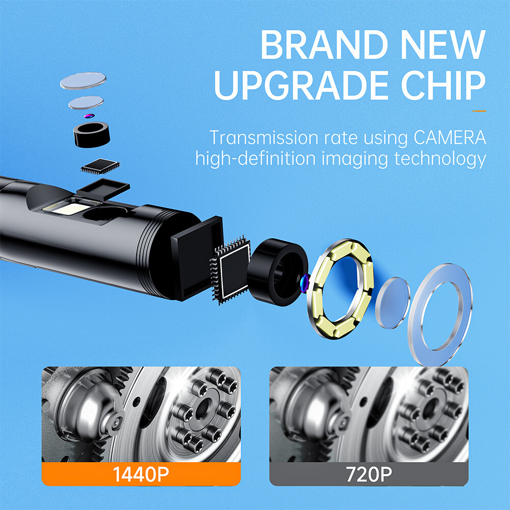 Waterproof USB Endoscope Borescope Snake Inspection Phone Camera Samsung Android