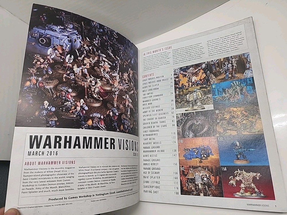 Warhammer Visions Issue 26 March 2016.