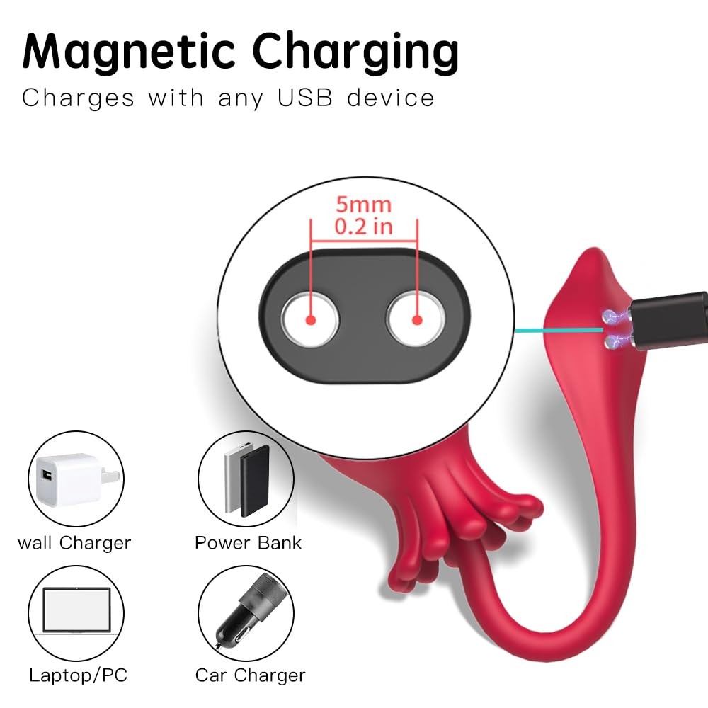 5mm Magnetic USB DC Charger Cable, 2.7ft Replacement Charging Cord for Black