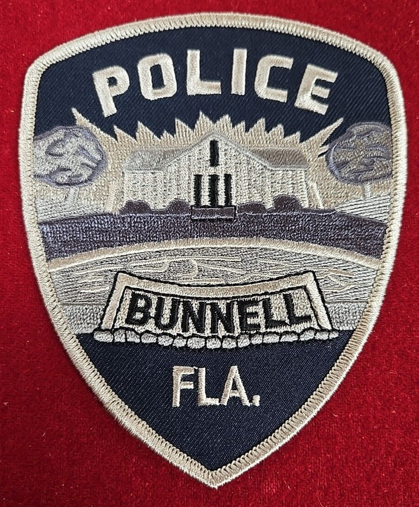 BUNNELL FLORIDA subdued POLICE PATCH