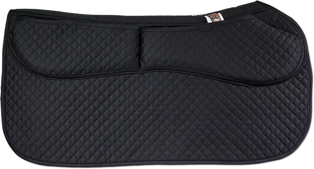Machine Washable Equine Saddle Pad with Adjustable Shims for Optimal Fit - 2 lbs