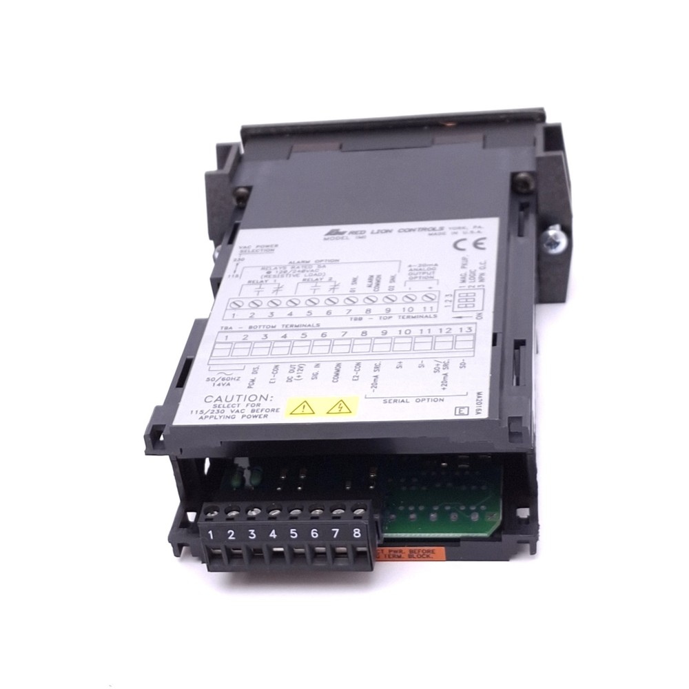 Red Lion Controls IMI04160 Panel Meter, 6-Digit, 115/230VAC, 1/8 DIN Panel