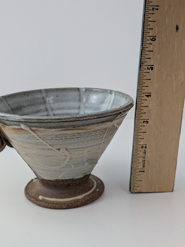 Art Pottery Ceramic Pour-Over Coffee Dripper Flat Bottom