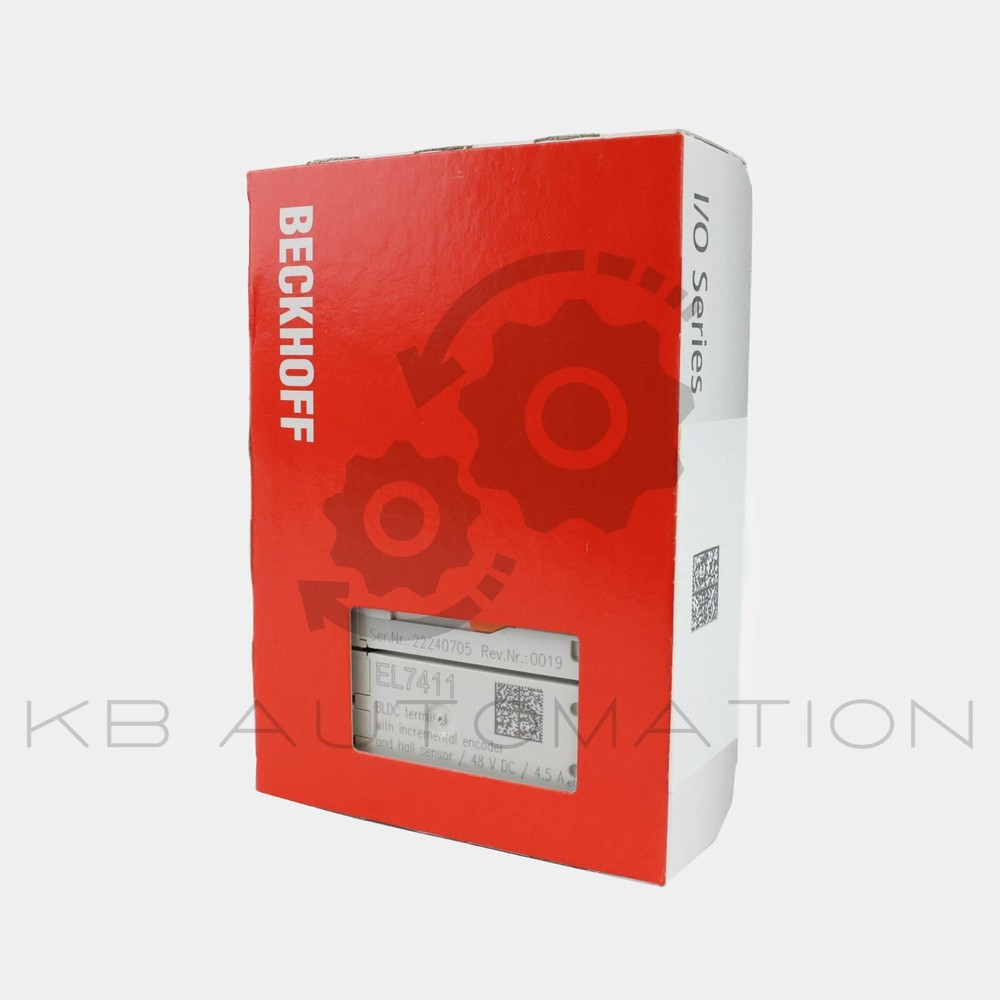 Beckhoff EL7411 EtherCAT Terminals, 1-channel motion interface, BLDC motor