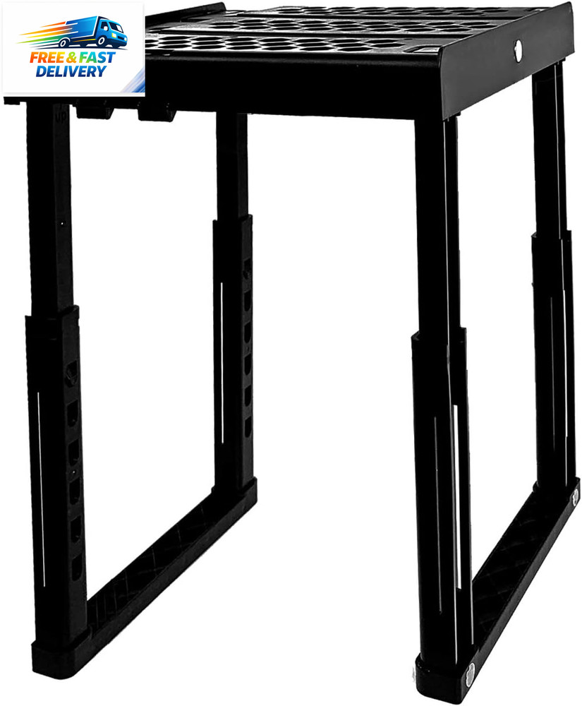 Locker Organizer Shelf， Adjustable Width and Height, Stackable, Ideal Locker She