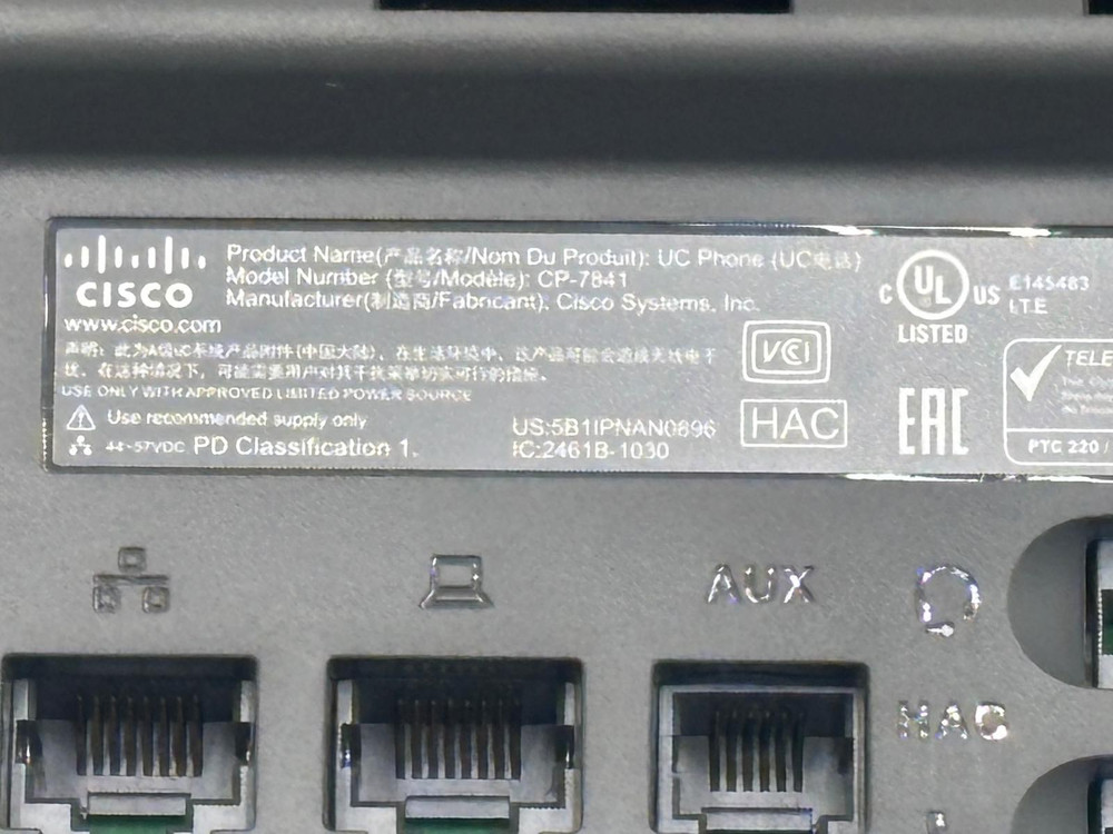 Cisco CP-7841-K9 IP Phone